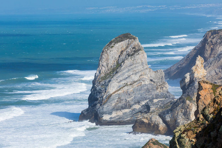 cabo da roca，欧洲，葡萄牙的西方点