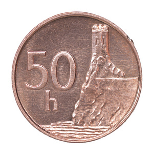 斯洛伐克 halier 硬币