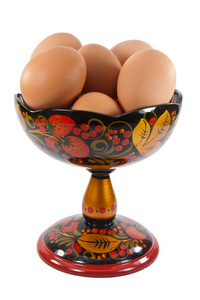 霍克霍洛玛菜中的复活节鸡蛋
