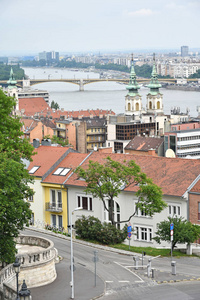 匈牙利首都布达佩斯城市全景