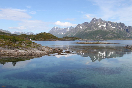 罗弗敦半岛, 挪威, 山脉, 湖泊和峡湾