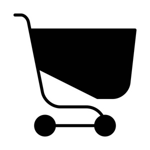 购物车线图标的网页, 移动和信息, 矢量插图