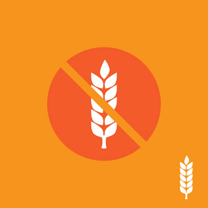 小麦黄面筋免费粮食图标矢量图片