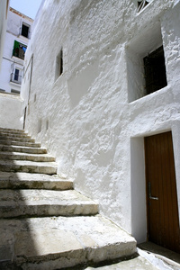 伊维萨岛地中海岛屿建筑房子