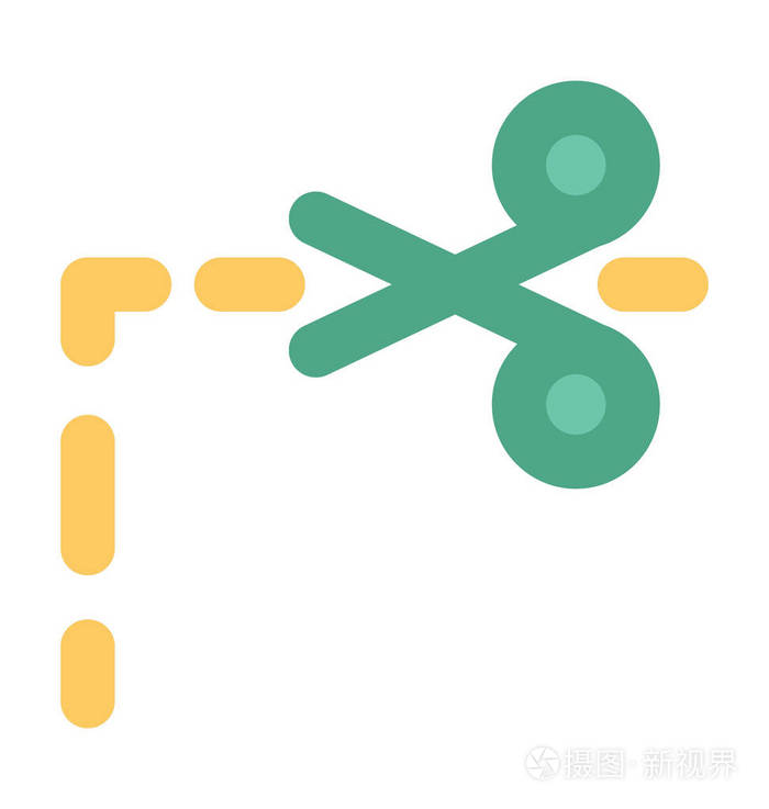 剪切平面矢量图标