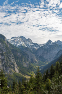 高山风景在西部克恩顿, 奥地利