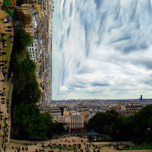 超现实主义巴黎景观