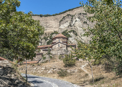 修道院建筑群Shiomgvime洞穴Shio。