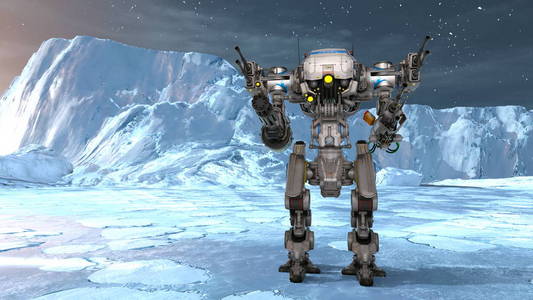 战斗机器人战斗机器人 3d Cg 渲染