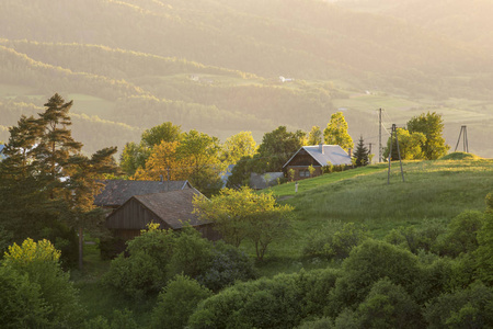 Beskid Sadecki 山脉波兰喀尔巴阡山