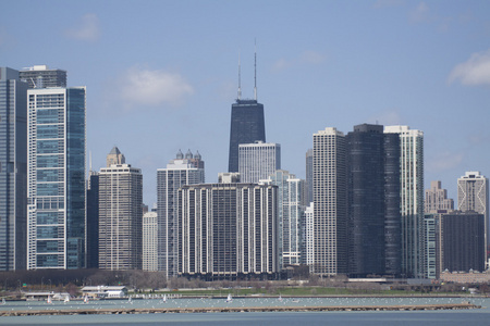 芝加哥市中心景观