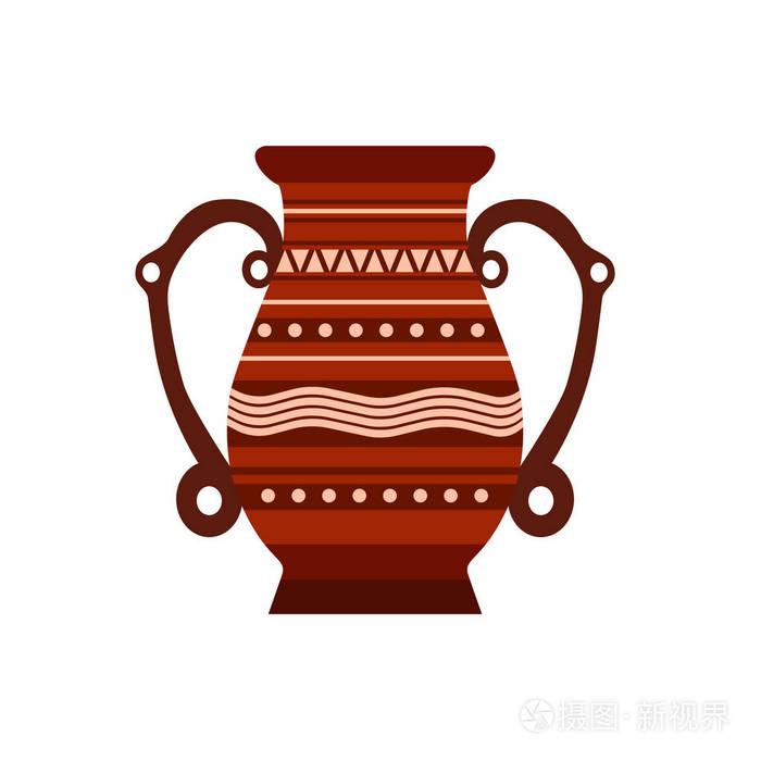壶粘土矢量陶壶花瓶插图陶瓷pither牛奶古老的孤立罐子旧图标