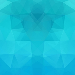 背景的蓝色三角形。与几何形状的组成。Eps 10