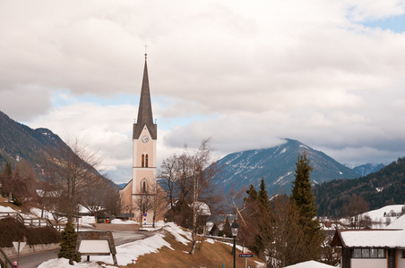 阿尔卑斯山的埃弗利希教堂