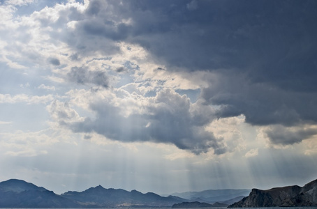 暴风雨的天空