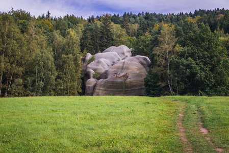 捷克共和国的白色石头