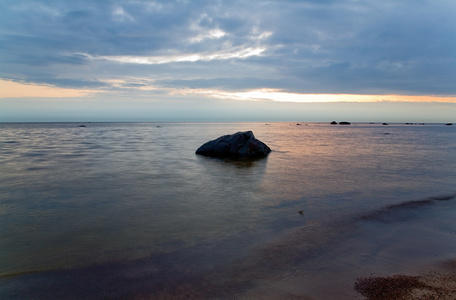 海上日落