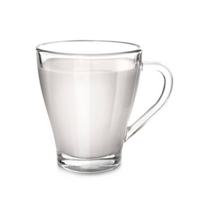 新鲜牛奶在白色图片