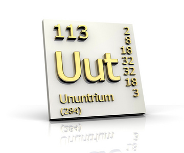 ununtrium 元素周期表