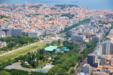 那对里斯本中央的视线。葡萄牙