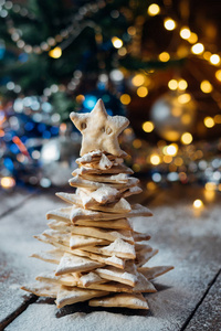 Homamade 曲奇饼圣诞树