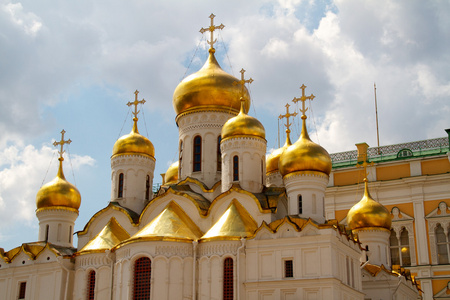 俄罗斯克里姆林宫的大教堂