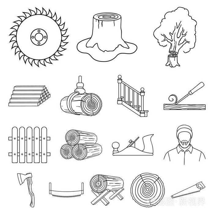 硬件和工具矢量符号股票 web 插图插画-正版商用图片033p5w-摄图新