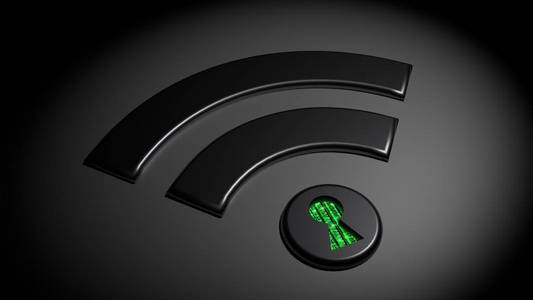 受损的 Wpa 2 wifi 网络网络安全概念