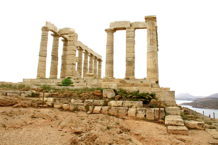 波塞冬神庙海角 sounion 附近，希腊雅典