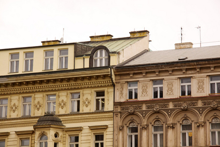 旧的布拉格城景旧的建筑