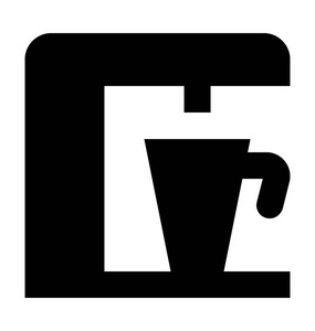 咖啡机矢量图标