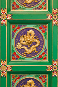 中国传统的装饰天花板