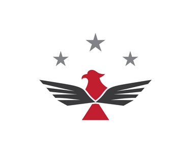 猎鹰徽标模板