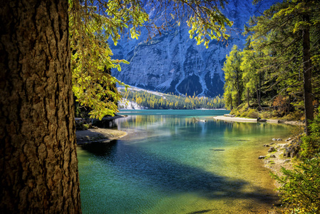 Braies 湖, 白云岩, 上阿迪杰, 意大利