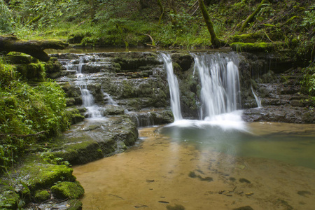 Gauchach 峡谷，黑森林德国