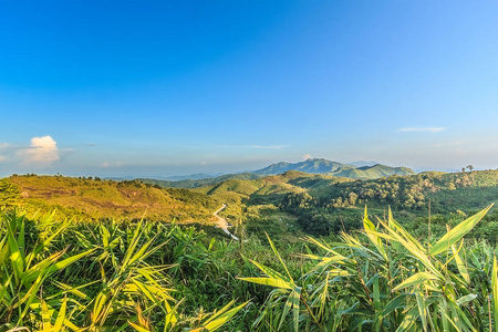 日落景点在海滨 Suek 观点, Pilok, Kanchanab