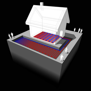 热泵underfloorheating 图