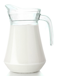 牛奶罐，白色的