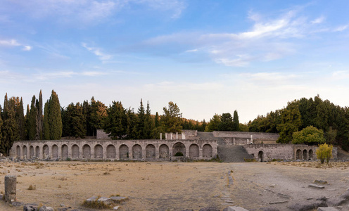 Asclipeion 在科斯岛的废墟, 希腊住宿, 一座供奉神, 医学之神的寺庙