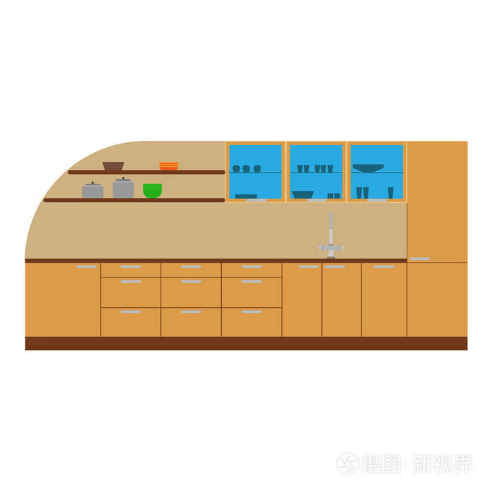 厨柜茶业矢量室内图示v厨柜家具博览会标志设计图片