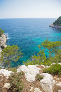 地中海从马诺卡悬崖