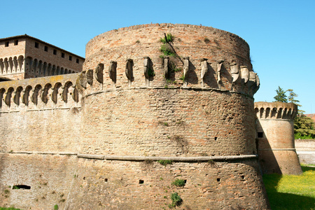 Fortress of Ravaldino in Forl, Italy