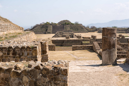 Alban 萨巴特克考古遗址在墨西哥