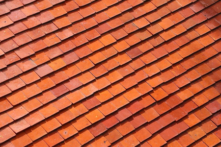 屋顶瓷砖背景