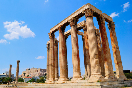 希腊雅典奥林匹亚宙斯神庙
