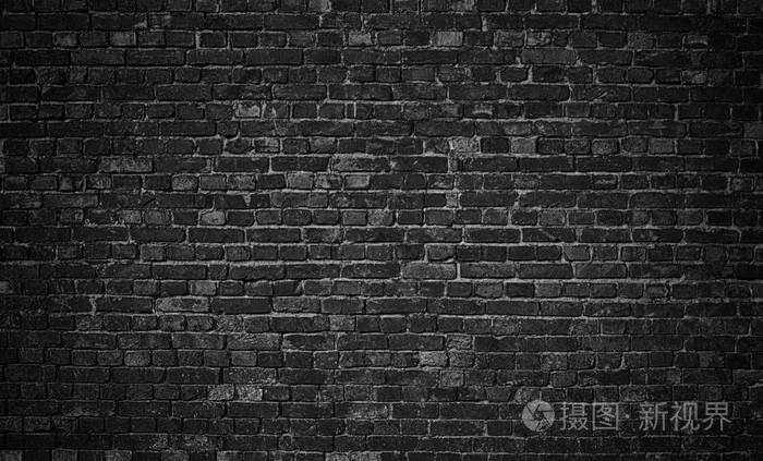 黑色砖墙, 砖砌设计背景