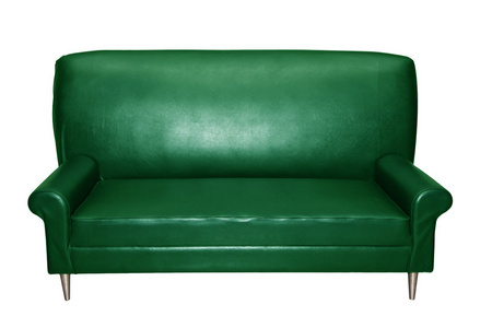 豪华绿沙发扶手椅