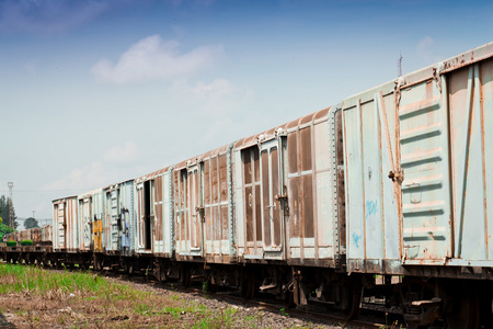 泰国铁路集装箱图片