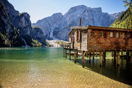 Braies 湖, 白云岩, 上阿迪杰, 意大利