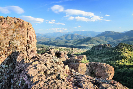 保加利亚的 Belogradchik 岩石